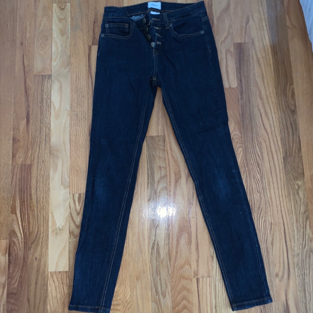 RVCA mid skinny cropped jeans